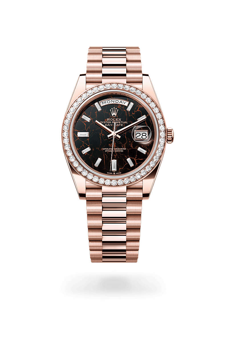 Rolex Day-Date 40 M228345RBR-0016 Herrenuhr - Oyster, 40 mm, Everose-Gold mit Diamanten 