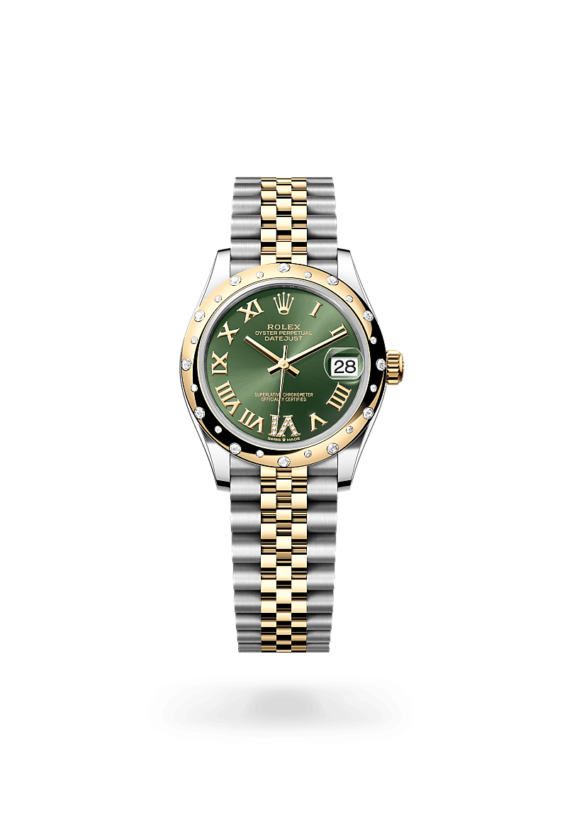 Rolex Datejust 31 M278343RBR-0016 Herrenuhr / Damenuhr - Oyster, 31 mm, Edelstahl Oystersteel und Gelbgold mit Diamanten 