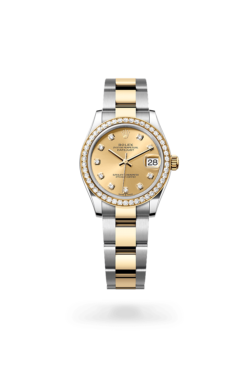 Rolex Datejust 31 M278383RBR-0025 Herrenuhr / Damenuhr - Oyster, 31 mm, Edelstahl Oystersteel und Gelbgold mit Diamanten 